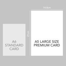 Load image into Gallery viewer, We love you to the Moon and Back Mummy Cute Stars Mother's Day Card from 2 kids