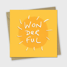 Load image into Gallery viewer, Wonderful Greetings Card