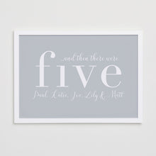 Load image into Gallery viewer, And then there were five 5... Print