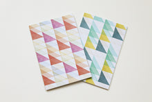 Load image into Gallery viewer, Geometric Notebook A6 - Aqua