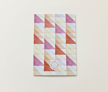 Load image into Gallery viewer, Geometric Notebook A6 - Pink