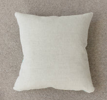 Load image into Gallery viewer, Handmade Geometric Linen Cushion - Aqua Allover