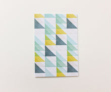 Load image into Gallery viewer, Geometric Notebook A6 - Aqua
