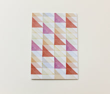 Load image into Gallery viewer, Geometric Notebook A6 - Pink