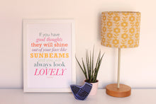 Load image into Gallery viewer, If You Have Good Thoughts Roald Dahl Print - Rainbow