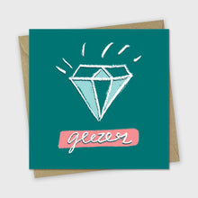 Load image into Gallery viewer, Diamond Geezer Greetings Card
