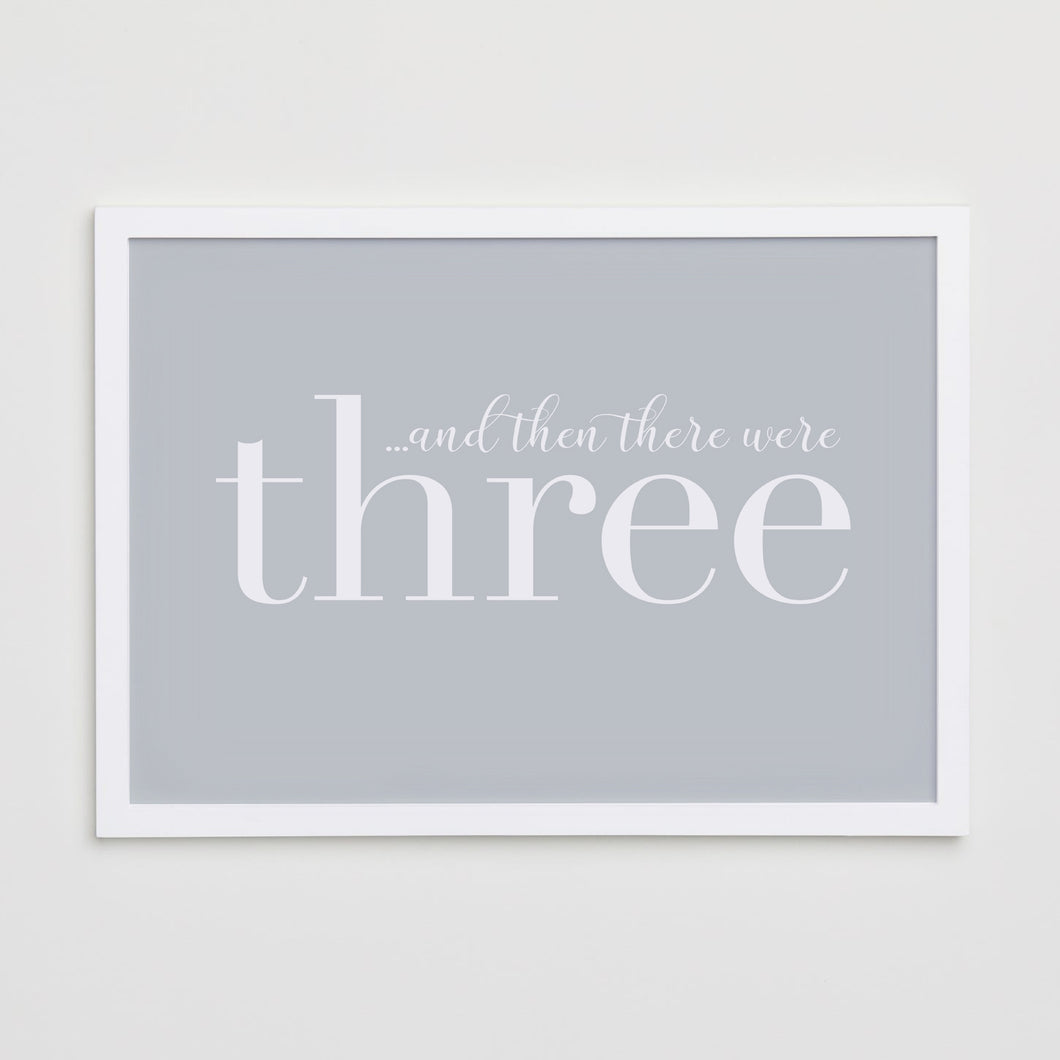 And then there were three 3... Print