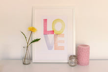 Load image into Gallery viewer, LOVE Print - Rainbow
