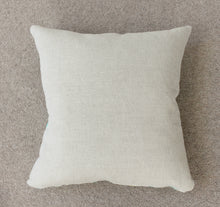 Load image into Gallery viewer, Handmade Geometric Linen Cushion - Aqua Allover
