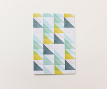 Load image into Gallery viewer, Geometric Notebook A6 - Aqua
